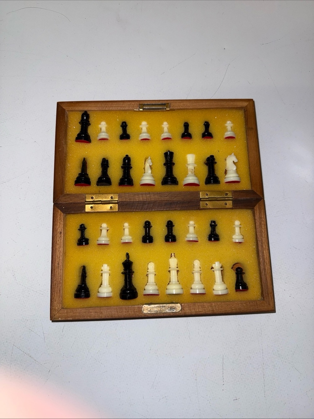 Vintage Magnetic Travel Chess Set